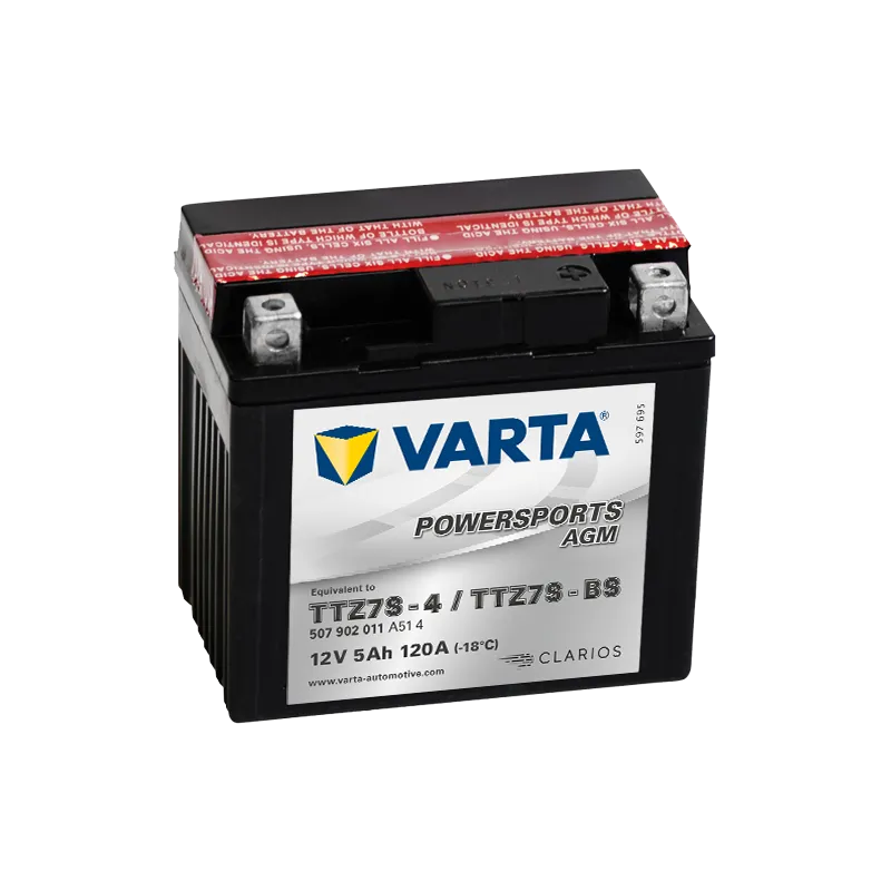 Batería Varta 507902011 5Ah 120A 12V Powersports Agm VARTA - 1
