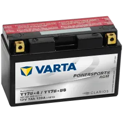 Battery Varta YT7B-4,YT7B-BS 507901012 7Ah 120A 12V Powersports Agm VARTA - 1