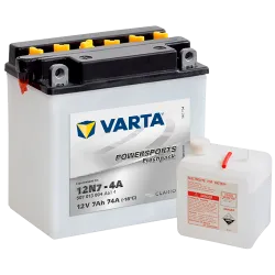 Battery Varta 12N7-4A 507013004 7Ah 74A 12V Powersports Freshpack VARTA - 1