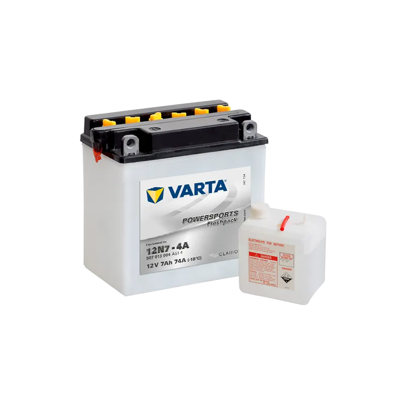 Batería Varta 12N7-4A 507013004 7Ah 74A 12V Powersports Freshpack VARTA - 1