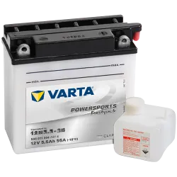 Batería Varta 12N5.5-3B 506011004 5,5Ah 55A 12V Powersports Freshpack VARTA - 1