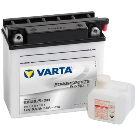 Battery Varta 12N5.5-3B 506011004 5,5Ah 55A 12V Powersports Freshpack VARTA - 1