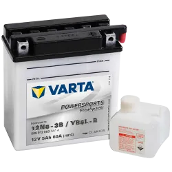 Batería Varta 12N5-3B.YB5L-B 505012003 5Ah 60A 12V Powersports Freshpack VARTA - 1
