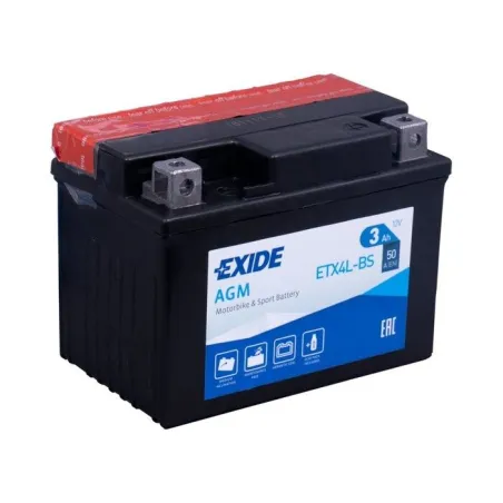 Batería Exide ETX4L-BS Bike 12V Agm EXIDE - 1