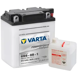 Battery Varta 6N6-3B-1 006012003 6Ah 30A 6V Powersports Freshpack VARTA - 1