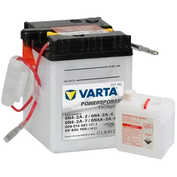 Varta 6N4-2A 004014001. Bateria de motocicleta Varta 4Ah 6V