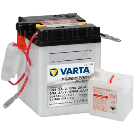 Batería Varta 004014001 4Ah 10A 6V Powersports Freshpack VARTA - 1
