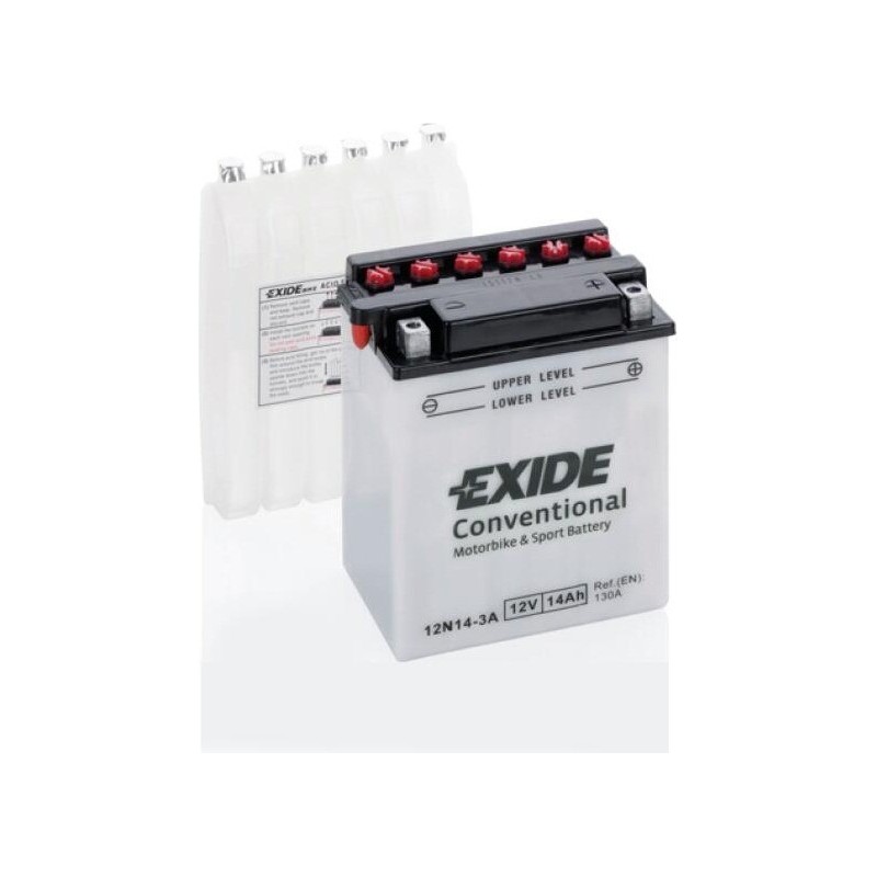 Motorcycle battery Exide 12N14-3A 12V 14Ah 130A - 1