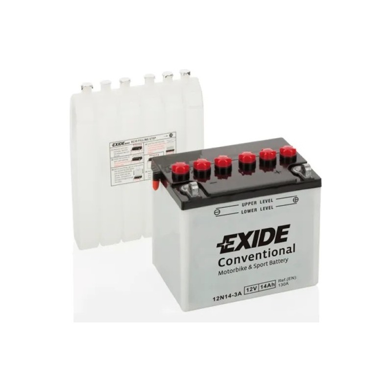 Batteria moto Exide 12N24-3A 12V 24Ah 220A - 2