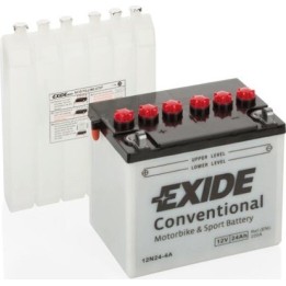 Batterie moto Exide 12N24-4A 12V 24Ah 220A - 1