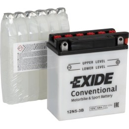 Batterie moto Exide 12N5-3B 12V 5Ah 40A - 1