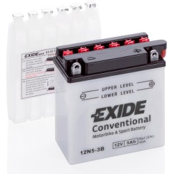 Motorcycle battery Exide 12N5-3B 12V 5Ah 40A - 2