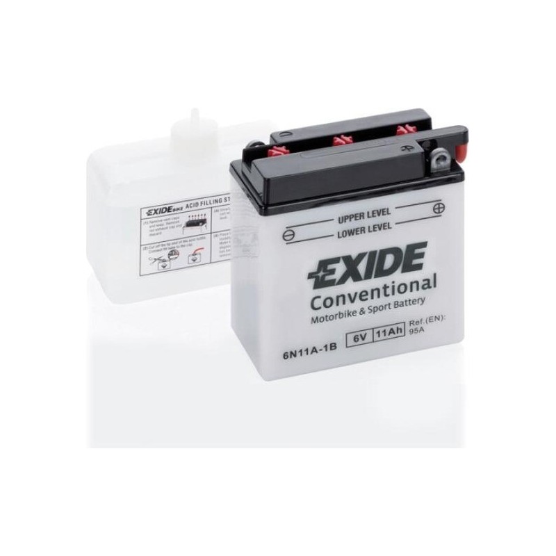 Batteria moto Exide 6N11A-1B 6V 11Ah 95A - 1