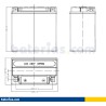 Batteria moto Exide AGM12-12 12V 12Ah 200A AGM - 2