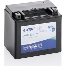 Motorcycle battery Exide AGM12-12M 12V 12Ah 200A AGM - 1