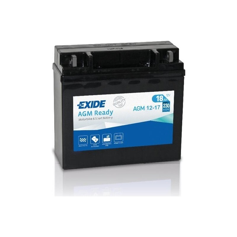 Exide AGM12-17 Battery 12V 18Ah - 1