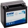 Motorcycle battery Exide AGM12-19 12V 18Ah 270A AGM - 2