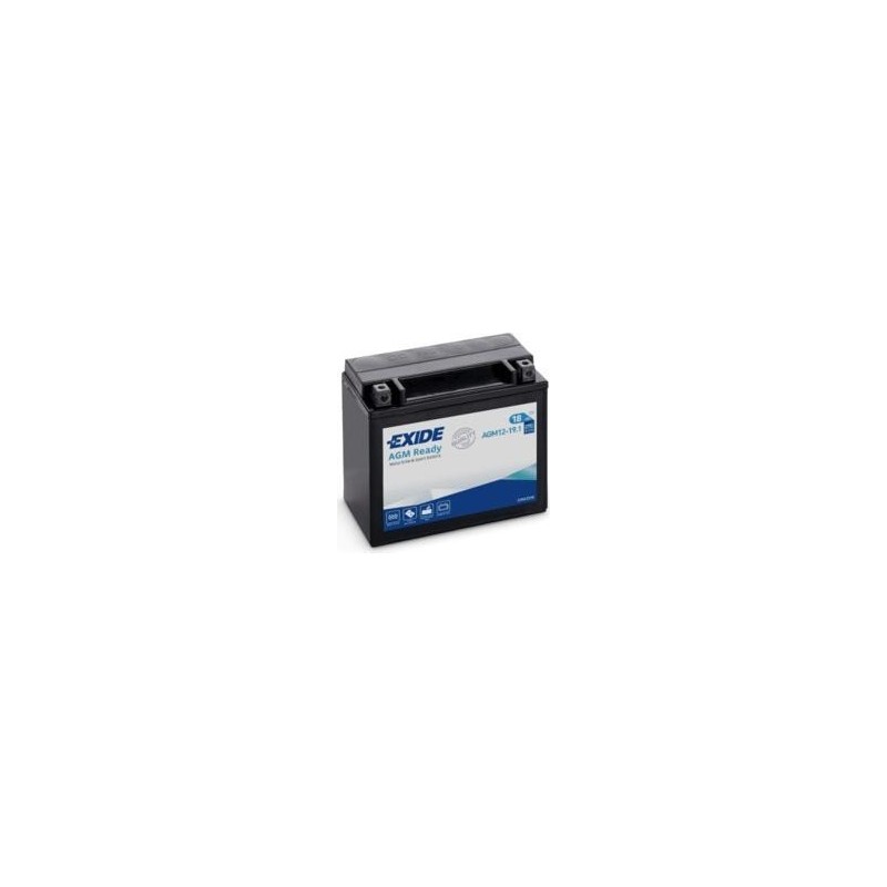 Motorcycle battery Exide AGM12-19.1 12V 18Ah 270A AGM - 1