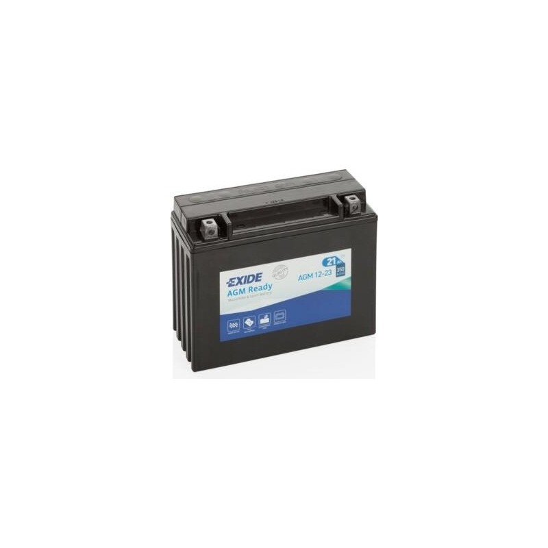 Motorcycle battery Exide AGM12-23 12V 21Ah 350A AGM - 1