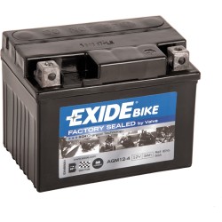 Motorcycle battery Exide AGM12-4 12V 3Ah 50A AGM - 2