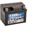 Motorcycle battery Exide AGM12-4 12V 3Ah 50A AGM - 2