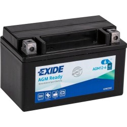 Motorcycle battery Exide AGM12-6 12V 6Ah 90A AGM - 2
