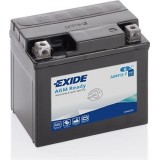 Motorcycle battery Exide AGM12-7 12V 6Ah 100A AGM - 1