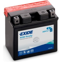 Motorcycle battery Exide AGM12-7 12V 6Ah 100A AGM - 2