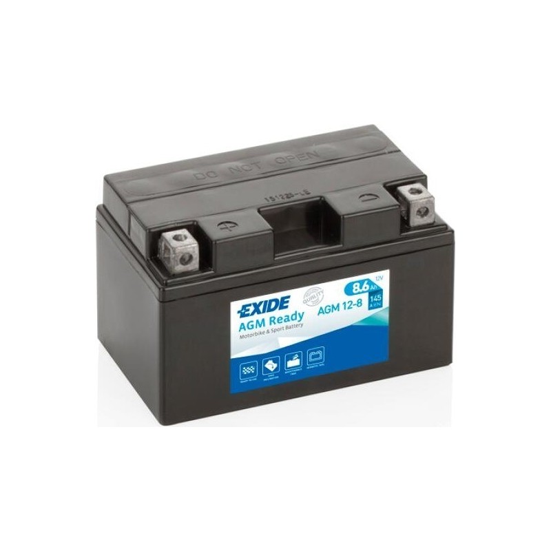 Batteria moto Exide AGM12-8 12V 8Ah 145A AGM - 1