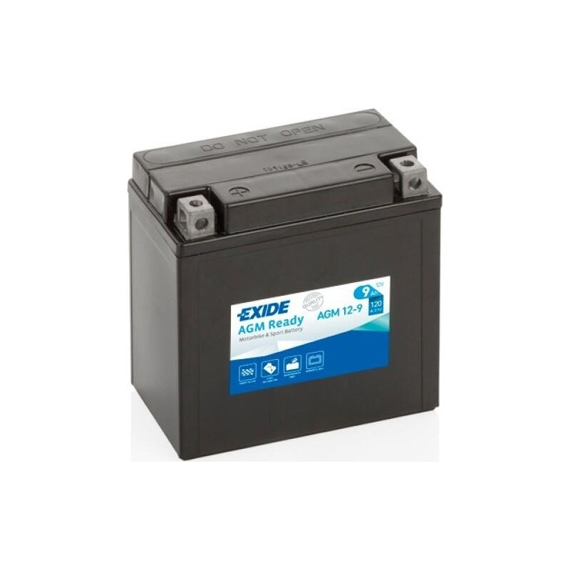 Motorradbatterie Exide AGM12-9 12V 9Ah 120A AGM - 1