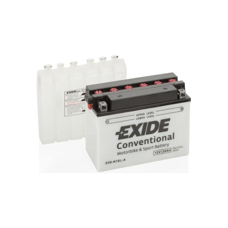 Batteria moto Exide E50-N18L-A 12V 20Ah 260A - 1