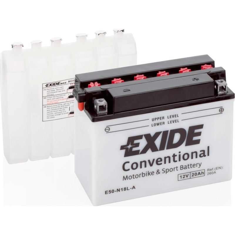 Batteria moto Exide E50-N18L-A 12V 20Ah 260A - 2