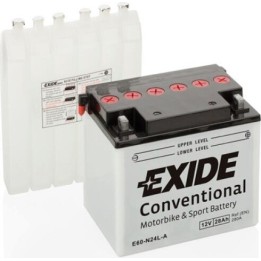 Batteria moto Exide E60-N24L-A 12V 28Ah 280A - 1