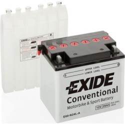 Batteria moto Exide E60-N24L-A 12V 28Ah 280A - 1