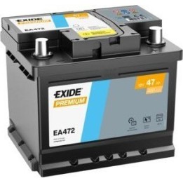 Car battery Exide EA472 12V 47Ah 450A - 1
