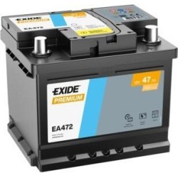 Car battery Exide EA472 12V 47Ah 450A | baterias.com