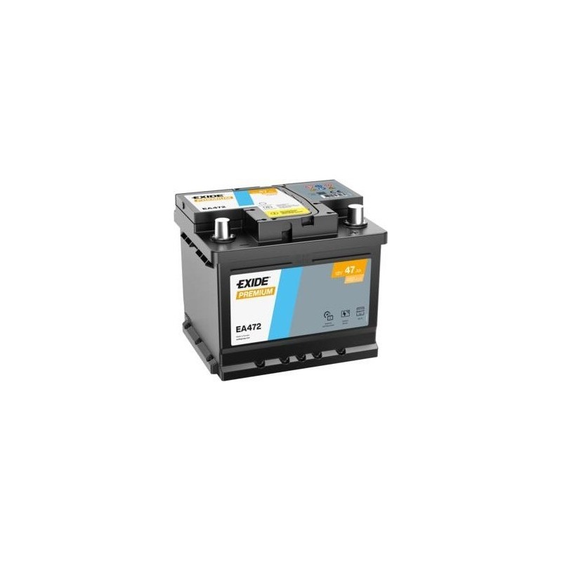 Car battery Exide EA472 12V 47Ah 450A - 1