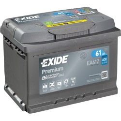Batterie voiture Exide EA612 12V 61Ah 600A - 2