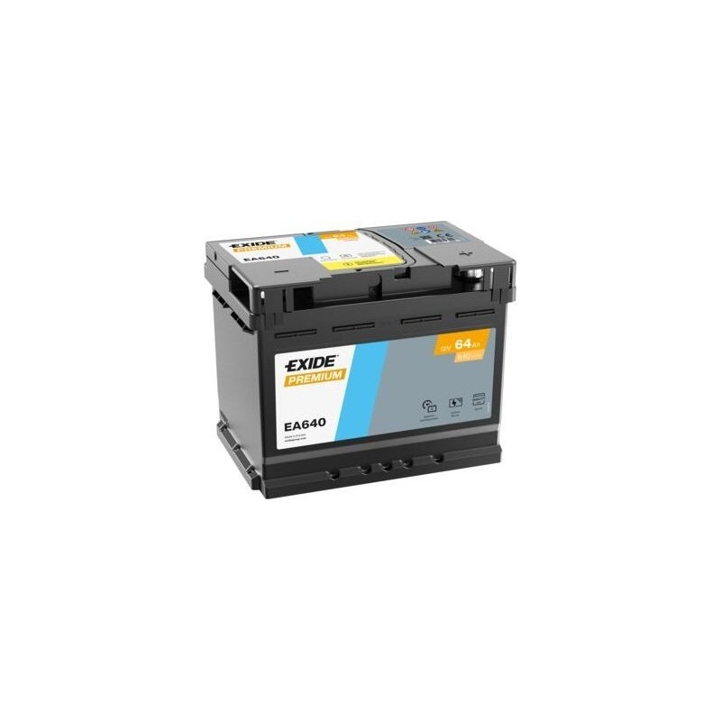Batteria auto Exide EA640 12V 64Ah 640A - 1
