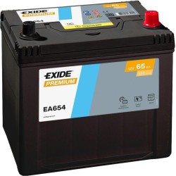 Car battery Exide EA654 12V 65Ah 580A - 1