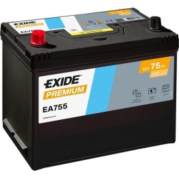 Autobatterie Exide EA755 12V 75Ah 630A - 1