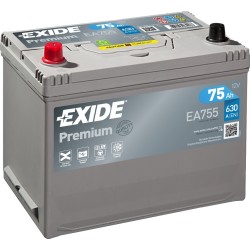 Batteria auto Exide EA755 12V 75Ah 630A - 2