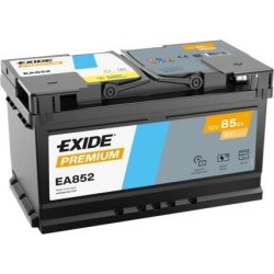 Batería Car battery Exide EA852 12V 85Ah 800A para BMW 3 320 d 2001