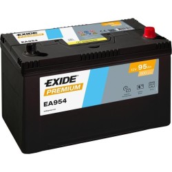 Car battery Exide EA954 12V 95Ah 800A | baterias.com