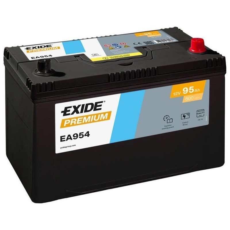 Batteria auto Exide EA954 12V 95Ah 800A - 1