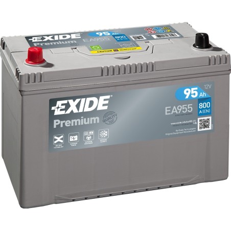Autobatterie Exide EA955 12V 95Ah 800A - 2