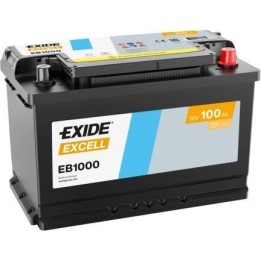 Car battery Exide EB1000 12V 100Ah 720A - 1