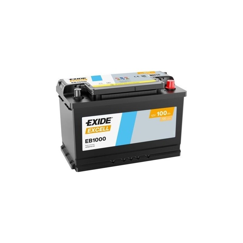 Autobatterie Exide EB1000 12V 100Ah 720A - 1