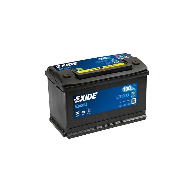 Car battery Exide EB1000 12V 100Ah 720A - 2