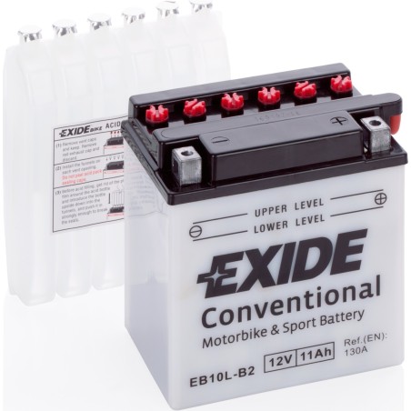 Motorcycle battery Exide EB10L-B2 12V 11Ah 130A - 2